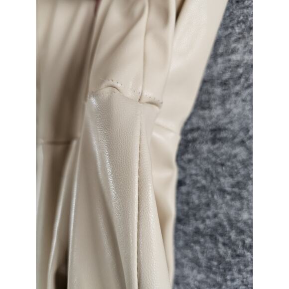 Isabel Marant Étoile Balesi Asymmetric Hem Faux Leather 10 US - Picture 13 of 16